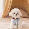 Thickened Dog Coat with Winter Fleece Lining Pet Cotton Jacket for Small To Medium Dogs Warm Two-Legged Clothes