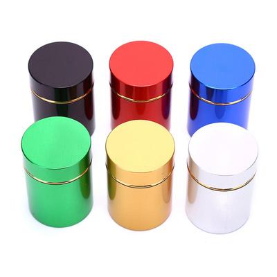 Recipient de 70 ml Proof Stash din aluminiu cu ierburi Cutii pentru borcane de ceai