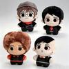 My Chemical Romance Mini Pelúcia Membro da Banda Boneca Chibi Macia Pelúcia Chaveiro Pingente Presente Fãs de Rock Banda de Rock Colecionável Merch