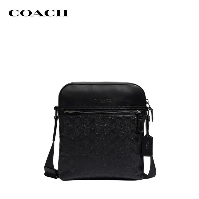 COACH Men's Houston Small Leather Shoulder Crossbody Bag