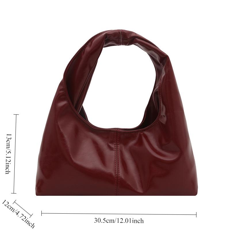 2026 Fashi Popular Large Capacity Retro Commuting Texture Temperament Tote Shoulder Armpit Women's Bag