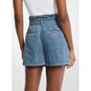 Michael Kors Denim Paper Bag Shorts Jt6310mjgx4488 Dusk Blue Wash