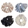 Hair Tie Imitation Pearls Large Elastic Hair Band Double Layer Soft Fabric Hair Scrunchie Hair Accessories