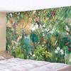 Tapeçaria de parede de animais da selva tropical, decoração para casa, toalha de praia, tapete de ioga
