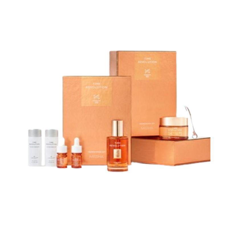 MISSHA Time Revolution Primestem 100 Special Skincare Set Lifting Serum & Cream Set (50ml + 50ml + Essence 30ml x2 + Serum 5ml x2 + Cotton Pads) 1