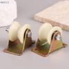 Nylon Grooved Roller Track Pulley V / U Nylon With Stand 30mm 50mm Door Grooved Heavy Duty Rollers Sliding Heel