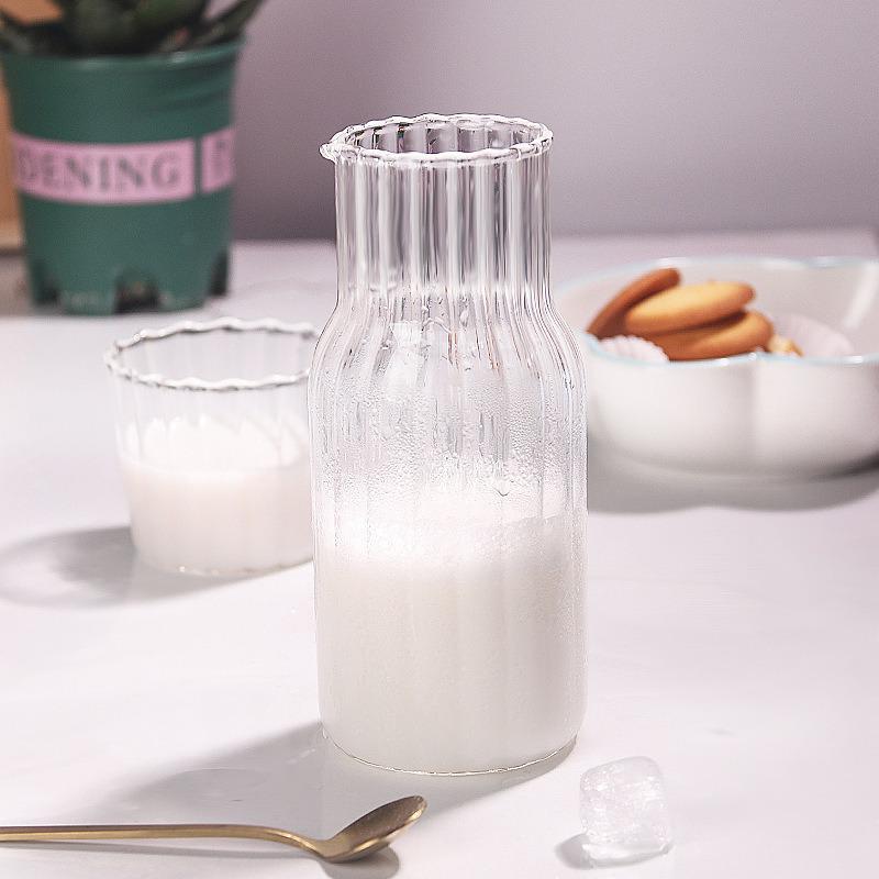 Japanese Transparent Glass Cup for Brewing Tea or Cold Drinks