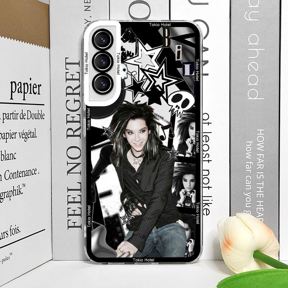 Singer Tom Bill Kaulitz T-tokio Hotel Phone Case for Samsung Galaxy S23 S24 Ultra S21 S22 FE Soft TPU Cover for Samsung S25 Plus