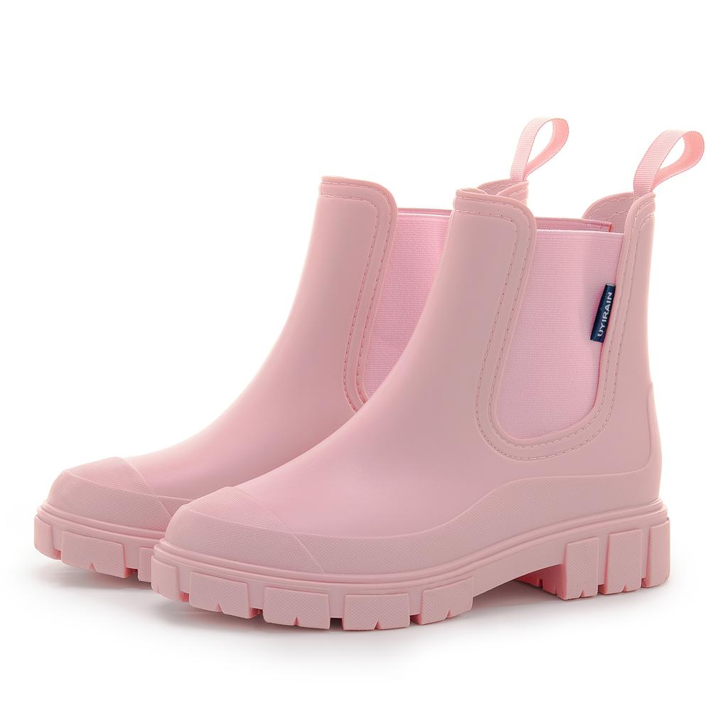 Women's Mid-Calf Rain Boots | Thick Non-Slip Sole, PVC Upper, Casual & Formal Wet Weather Footwear, Rain Shoes, Footwear, Rainy Day Shoes