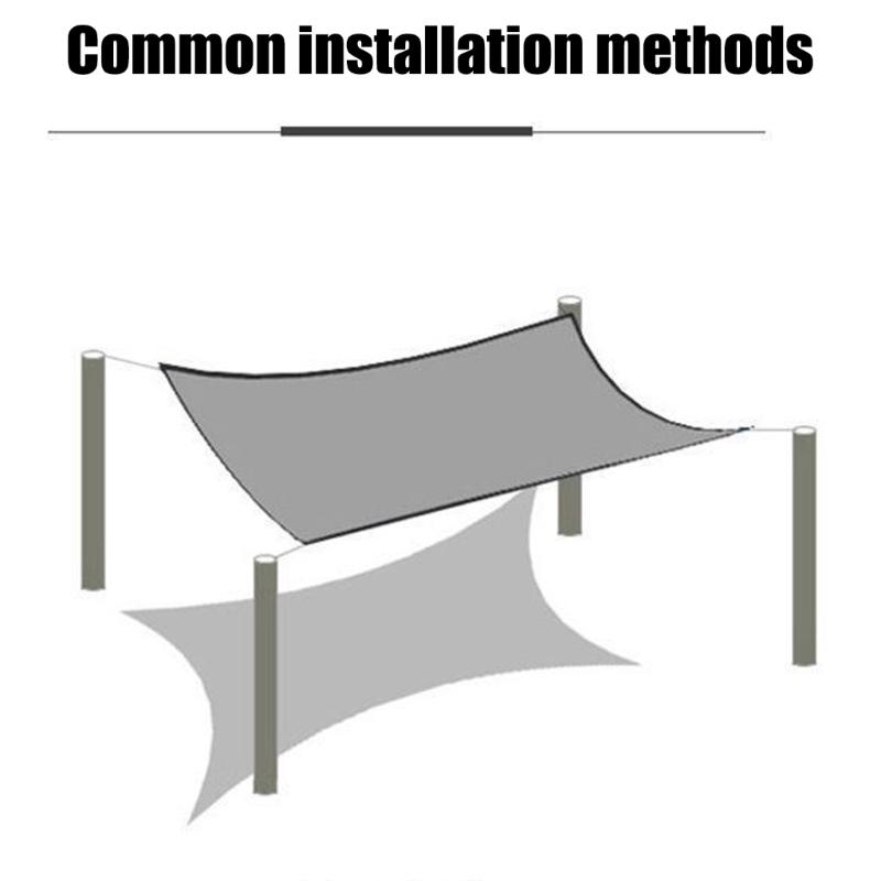 Heavy Duty Black Shade Cloth Sunshade Mesh For Backyard Garden Greenhouse And Outdoor Structure