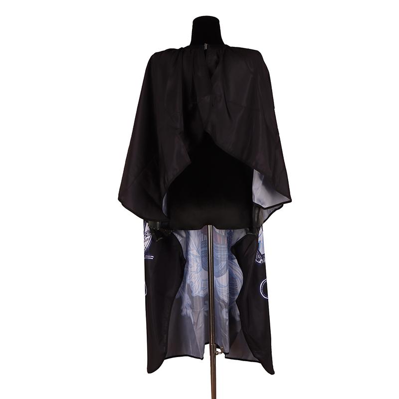 Cape de Coupe de Cheveux de Barbier Tablier de Coiffeur Cape de Coupe de Cheveux Robe de Coiffure Manteau de Coiffure Accessoire de Salon de Barbier