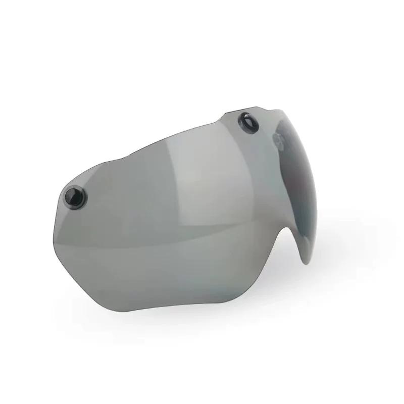 Cycling Helmet Magnetic Suction Goggles Electric Bicycle Helmet Lens Anti-Goggles Pieces Magnet Suction Lens Multi-Color Optional for Men and Women
