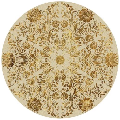 Persian Style Living Room Decoration Carpet Retro Round Rugs for Bedroom Home Chair Floor Mat Large Area Non-slip Washable Rug