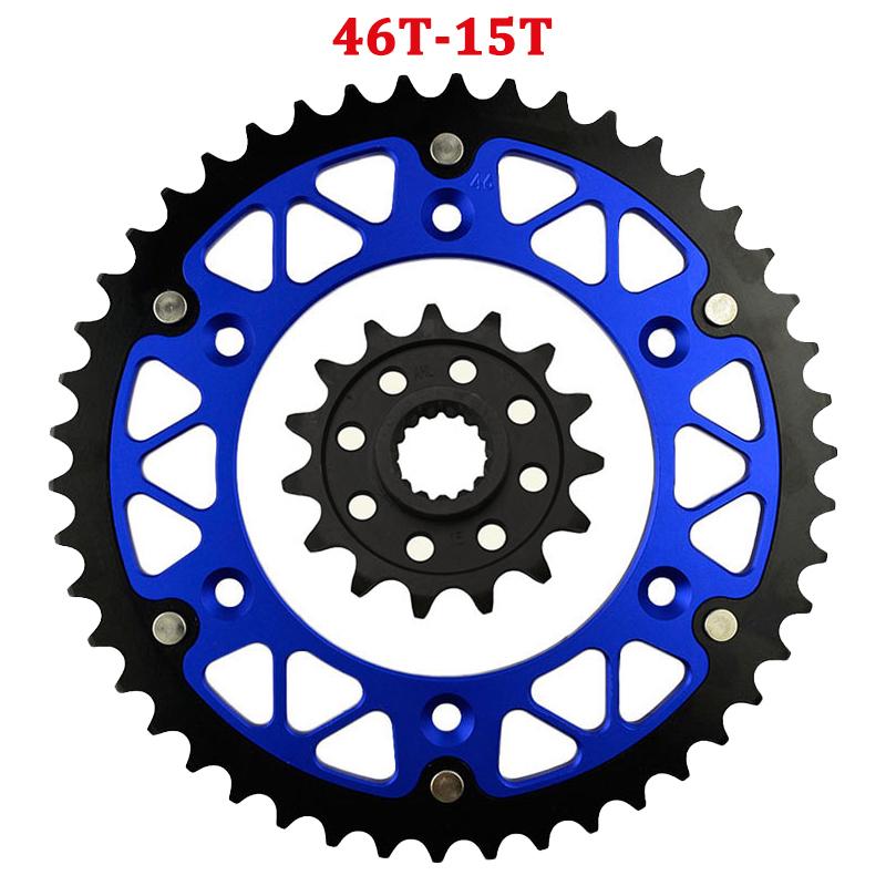 Motorcycle Parts 15T 45T-52T Front Rear Sprockets For KTM 690SM 690SMR 620 690 SM SMC SMR 640 LC4 Duke 790 890 Adventure R Rally