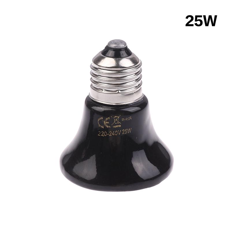 1Pc Reptile Pet Box No Light Far Infrared Ceramic Heating Lamp E27 Small Mini Heat Lamp 25W 50W 75W Mini Pet Heating Lamp