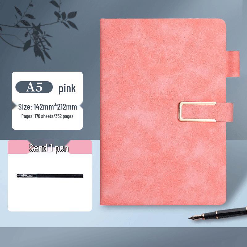 Special Offer: Retro A5/B5 Leather Cover Business Notebook & Student Diary