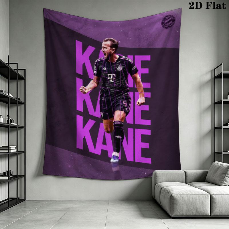 Harry Kane Icon  Wall Hanging Printed Fabric Blanket Decorative Tapestries for Bedroom Living Room Home Decor