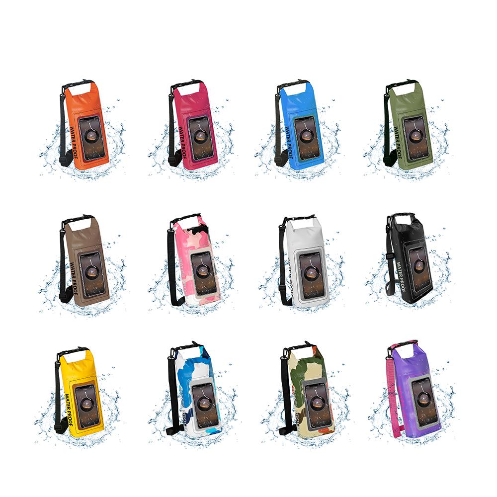 Sinodiving 2L Lightweight PVC Waterproof Multisport Dry Bag Promotion Gift Floating Sport Backpack Phone Case Taiwan Model