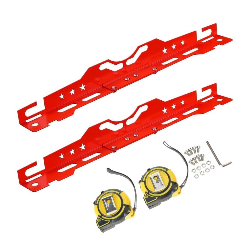 

Heavy Duty Toe Alignment Tool Plates Universal Fit Garage Alignment Equipment Tool for Precise Wheel Distance Readings червоний