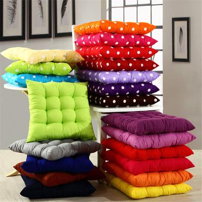 Soft Comfortable Solid Color Seat Cushion No Fade Square Floor Cushion No Pilling Chair Cushion for