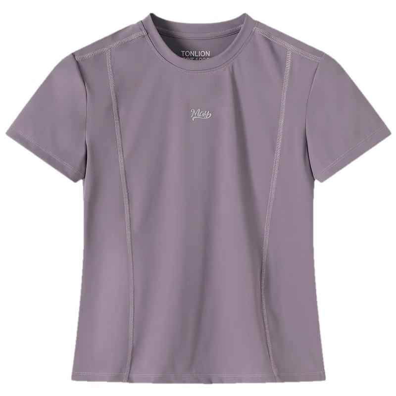 

TonLion 2026 Summer Slim-Fit Sporty T-Shirt for Women L