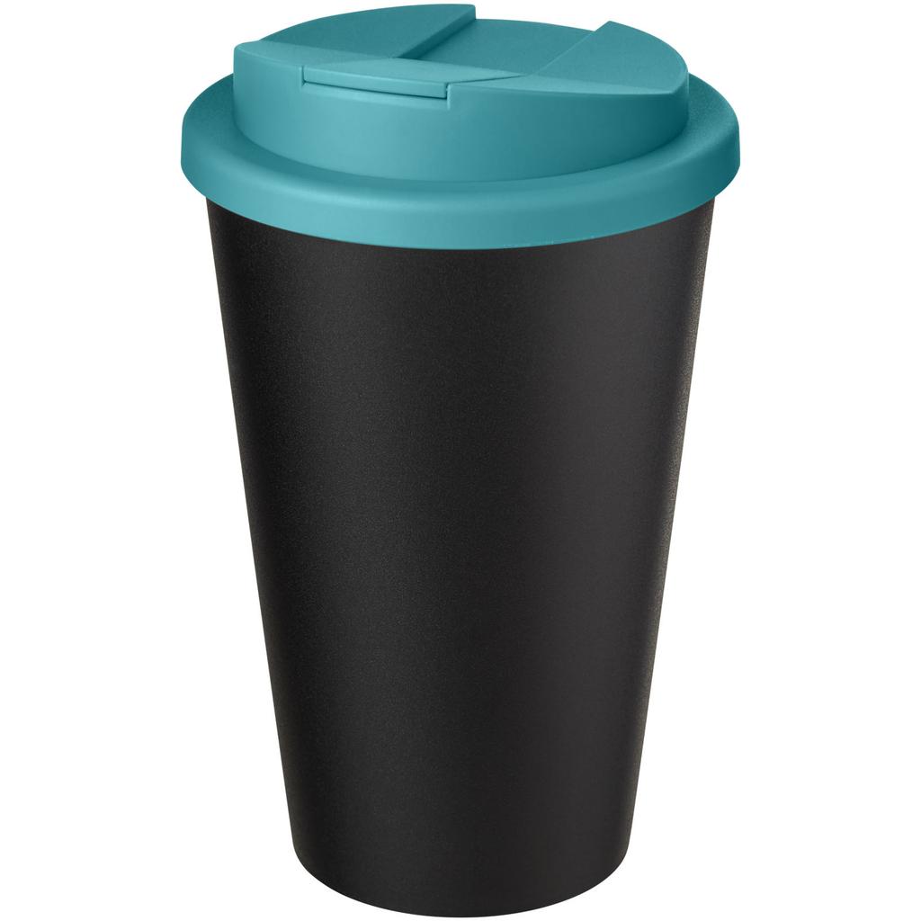 Americano "Eco" 350 ml thermal tumbler with spill-proof lid Aqua blue