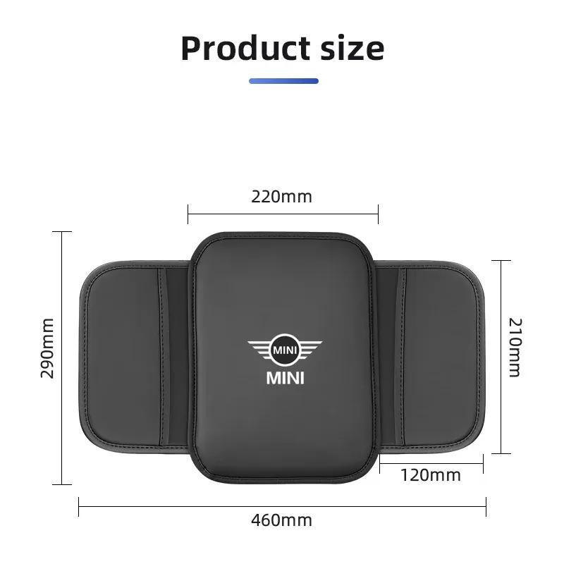 Pokrowiec na podłokietnik samochodowy Torba do przechowywania Mata pod łokieć Skóra Do MINI Cooper JCW Countryman Clubman Cabrio Paceman Coupe Roadster
