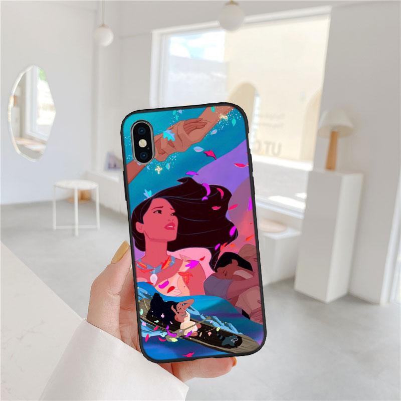 CJ41 Disney Pocahontas Soft Shell Phone Case for Redmi Note 10 11 12 Pro Max 10S 10C 10T 11A 11S 12S 12C