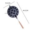 12/16 Holes Walnut Cookie Mold Wooden Handle Heat Resistant Cookie Maker Mold Non Stick Easy Clean Pastry Maker Baking Tool