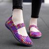 The New Large Size Ladies Woven Shoes Sports Casual Shoes 35-42
