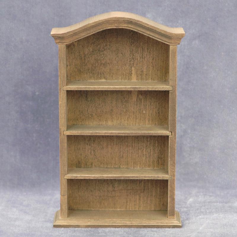 1:12 Mini Dollhouse Japanese-Style Retro Bookcase Cabinet