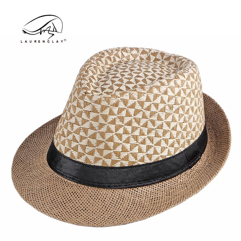 Summer Hat Women's Sunscreen Shade Top Hat Fashion Straw Jazz Hat Men's Outdoor Beach Hat Travel Hat