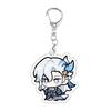 Genshin Impact Kinich Furina Layla Acrylic Keychain Decoration Accessories Pendant Keychain Characters Figure Bag Birthday Gift