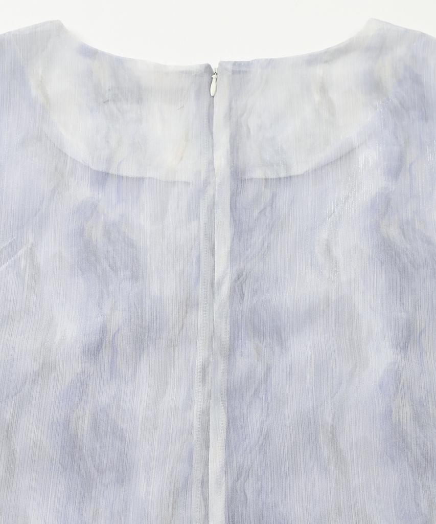 Catharsis Chiffon Mini Dress Light Purple One Size