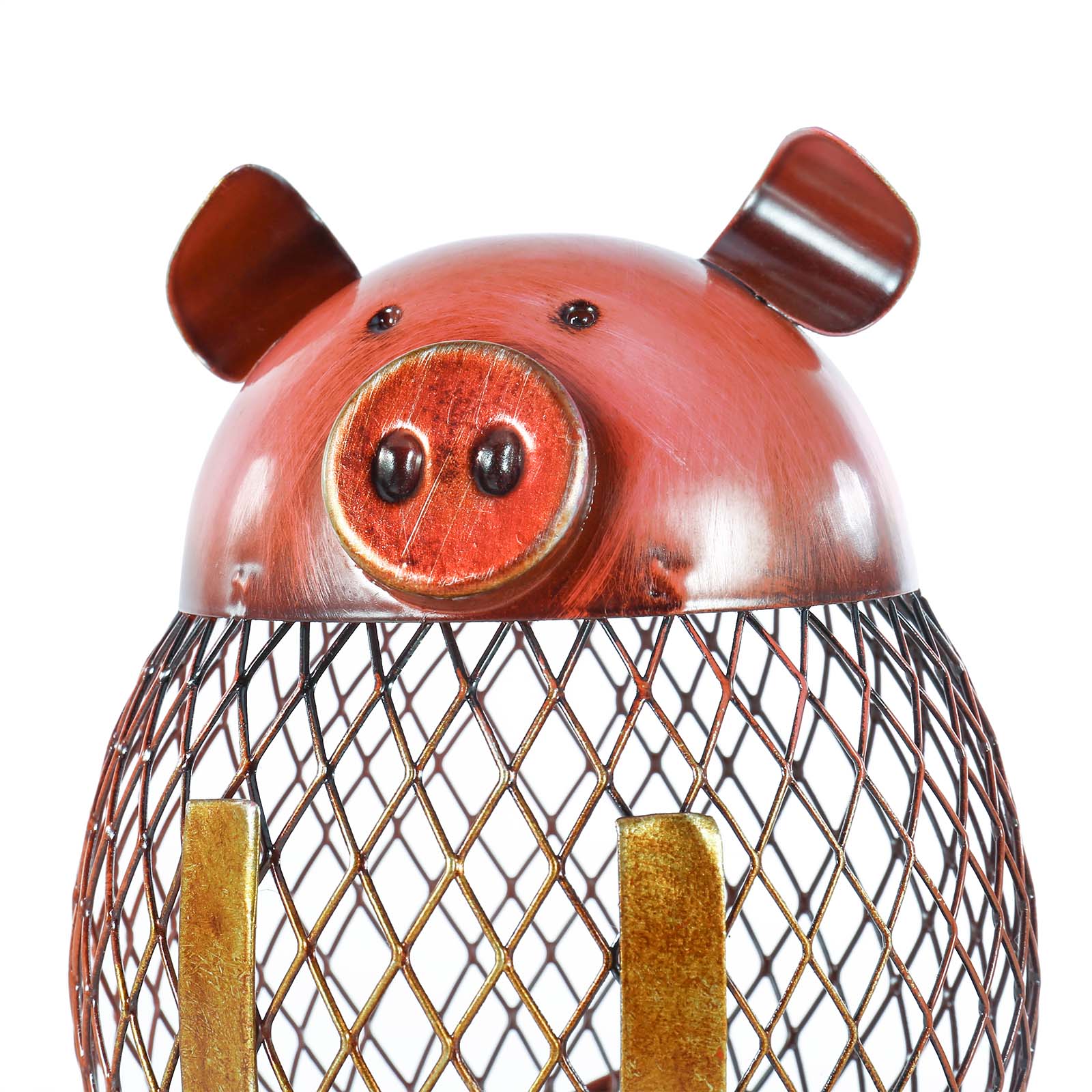 Dioche Cute Iron gy Bank, Money gy Bank for Adults, Decorative Ornament for Home, , Living Room and Bookcase