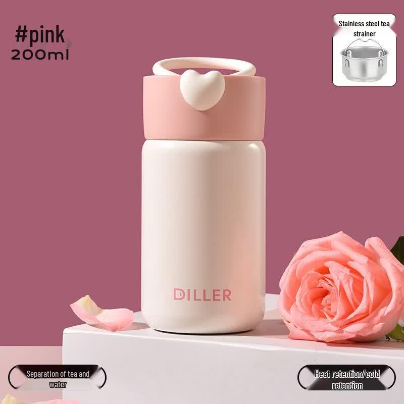 Diller 200ML Cute Stainless Steel Thermos Cup