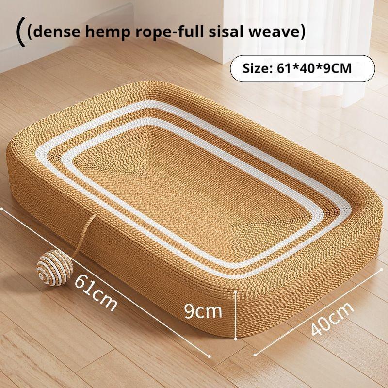 

Прямоугольные подушечки для кошачьих когтей 100% сизаль/джутовая доска для кошачьих когтей, лежанка для кошек, стойкий инструмент для заточки когтей, товары для животных