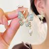 Exquisite Sweet Butterfly Pearl Tassel Earrings for Women - Unique and Stylish Design