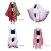 Stunning Demon Slayer Kimetsu No Yaiba Bikini Swimsuit Set With Beautiful Cloak For Summer
