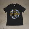 Happy Hanukkah Shirt Jewish Holiday Menorah Dessert Festival of Lights