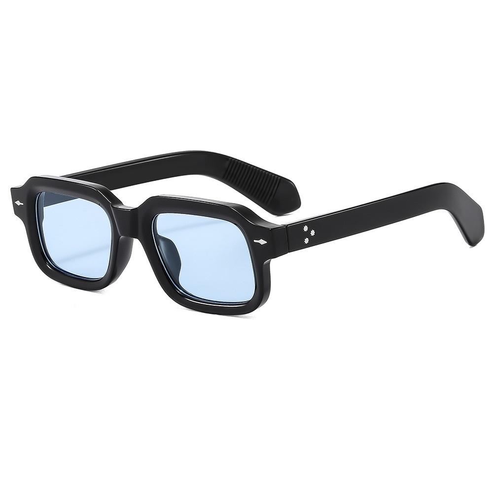 Women Men Square Sunglasses Transparent UV400 Vintage Retro Shades Travel Holiday Sun Glasses Gafas De Sol