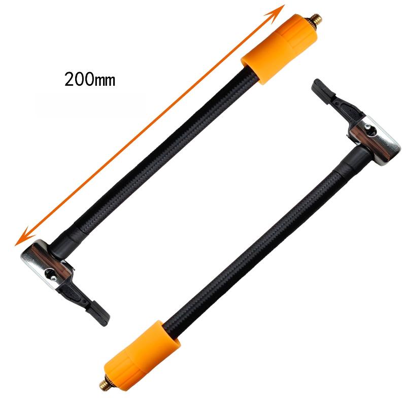 1Pcs Braided Tire Inflator Hose Leak Proof Connector Flexible Long Lasting for Home Car Tire Inflation Repair
