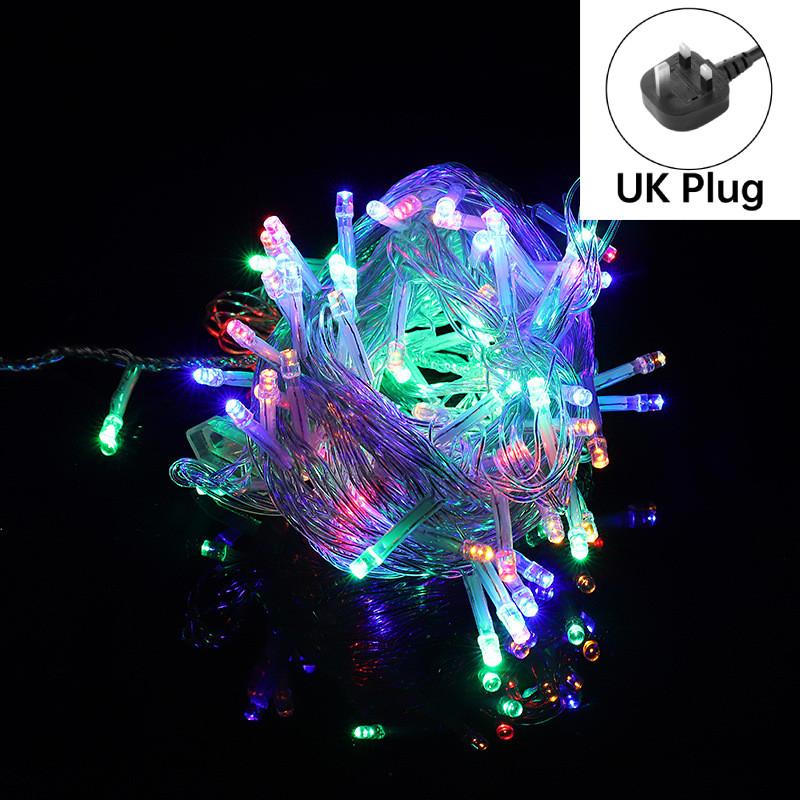 Weihnachtslichterkette mit acht Funktionen, wasserdicht, für den Außenbereich, zur Dekoration festlicher Anlässe