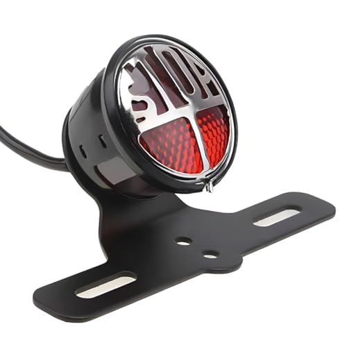 

Мотоциклетный задний фонарь, стоп-сигнал с кронштейном, задний фонарь для чоппера, кастомный SR, стоп-сигнал, запчасти, аксессуары, универсальная крышка заднего стоп-сигнала (СТОП-сигнал)