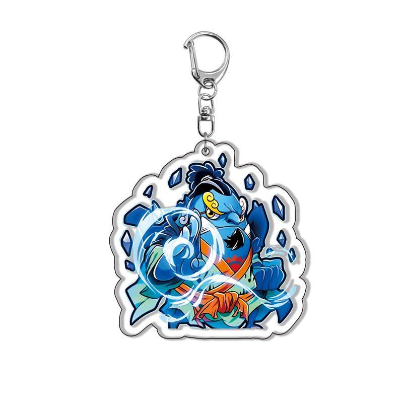 Acrylic Keychain One Piece Luffy Roronoa Zoro - related bag charms and keychains