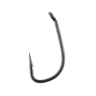 500 Pieces PTFE Coated High Carbon Stainless Steel Barbed Fish Hook With Eye 8027 Carp Fishing Accessories