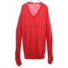 CHEMISE LACOSTE 70s Vintage French Lacoste Striped Pattern Long Sleeve V Neck Sweater Men's Used