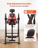 Inversion Table, 136 Kg Capacity Heavy Duty Inverted Table, Back Inverter Stretcher with Dual-Roller Locking, Decompression Tables for Shoulders,