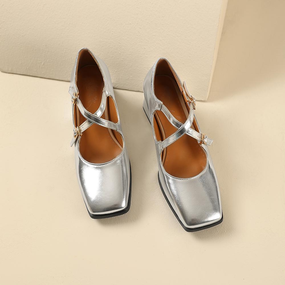 Svart Gull Damepumps Høy Hæl Liten Stor størrelse 32 48