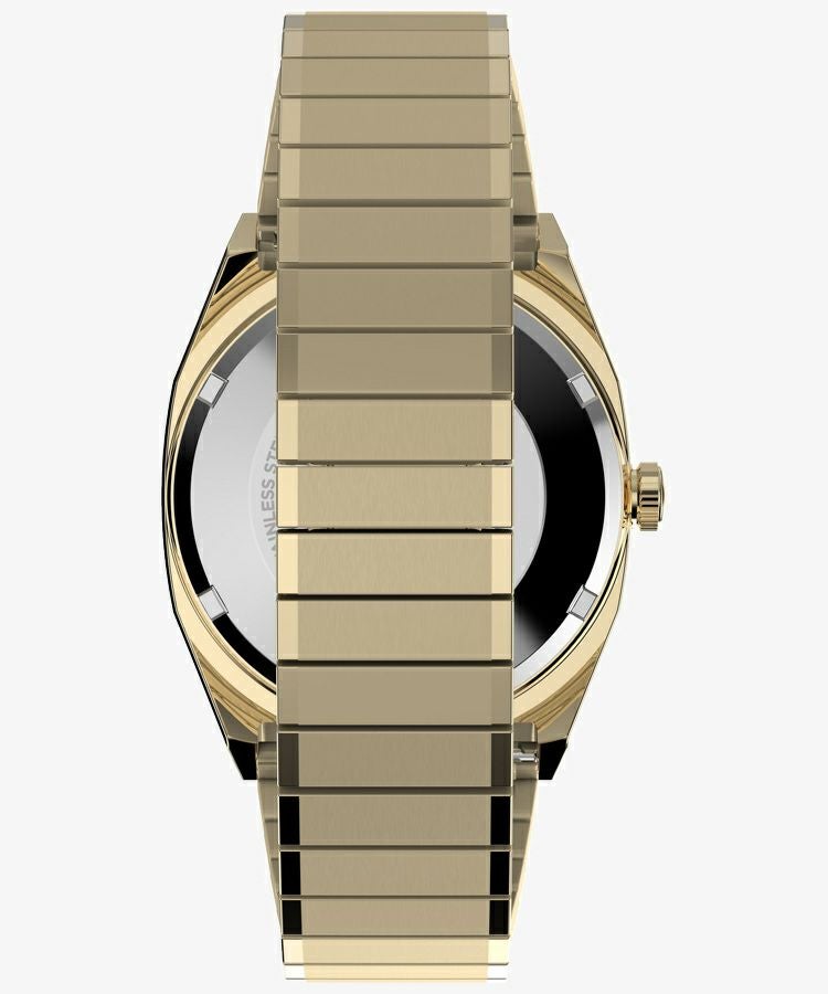 TIMEX TW2Y07200 E-Line Automatic Watch Gold Stainless Steel Japan Authentic